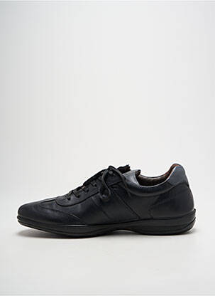 Baskets fermeture zip et lacets bout rond noir ESSE COMFORT homme
