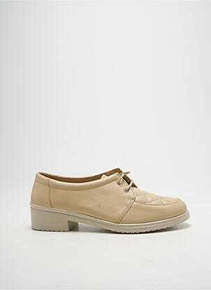 Derbies tissage satiné talon plat jusqu'à 3cm beige ROHDE femme