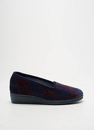 Chaussons/pantoufles voute plantaire talon plat jusqu'à 3cm bleu LA VAGUE femme