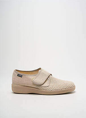 Chaussons/Pantoufles beige LA VAGUE femme