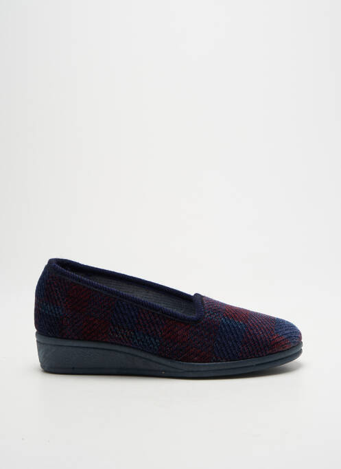 Chaussons/pantoufles voute plantaire talon plat jusqu'à 3cm bleu LA VAGUE femme
