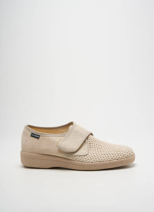 Chaussons/Pantoufles beige LA VAGUE femme