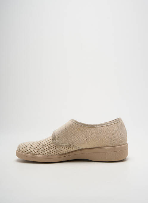 Chaussons/Pantoufles beige LA VAGUE femme