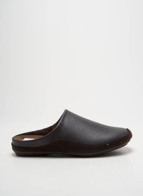 Chaussons/Pantoufles marron LA VAGUE homme