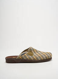 Chaussons/pantoufles bout rond bout rond marron LA VAGUE homme