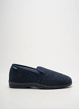 Chaussons/pantoufles bout rond bout rond bleu LA VAGUE homme