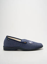 Chaussons/pantoufles bout rond bout rond bleu LA VAGUE homme