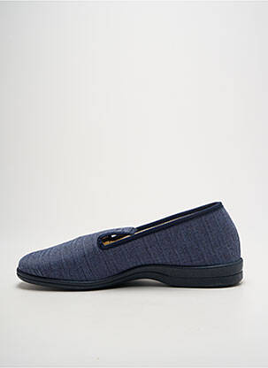 Chaussons/pantoufles bout rond bout rond bleu LA VAGUE homme