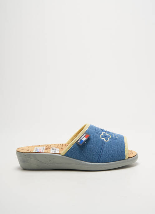 Chaussons/Pantoufles bleu LA VAGUE femme