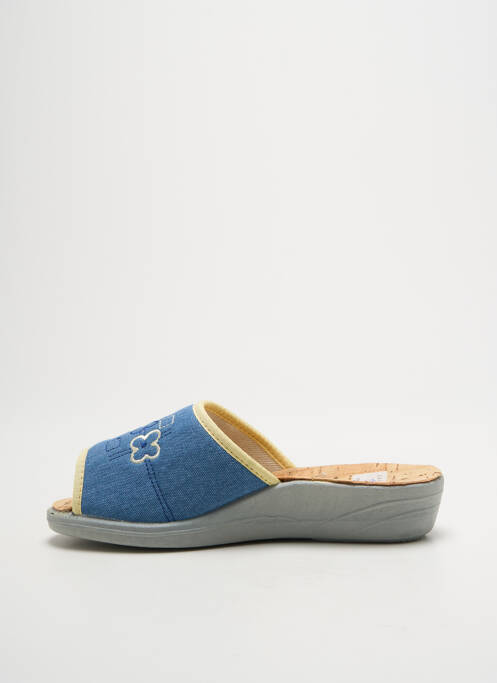 Chaussons/Pantoufles bleu LA VAGUE femme