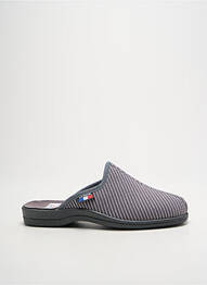 Chaussons/pantoufles bout rond bout rond gris LA VAGUE homme