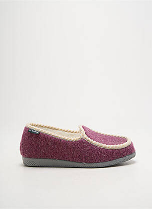 Chaussons/pantoufles bout rond talon plat jusqu'à 3cm violet LA VAGUE femme