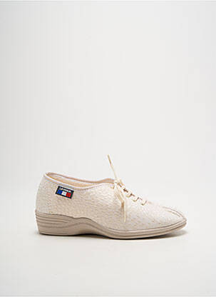 Chaussons/Pantoufles beige LA VAGUE femme