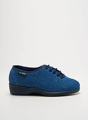 Chaussons La Vague Gato Bleu Taille 36 - Pantoufles Femme En Toile, Neuves Avec étiquette