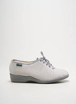 Chaussons/Pantoufles gris LA VAGUE femme