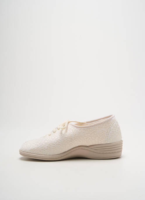 Chaussons/Pantoufles beige LA VAGUE femme