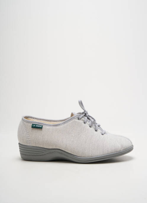 Chaussons/Pantoufles gris LA VAGUE femme