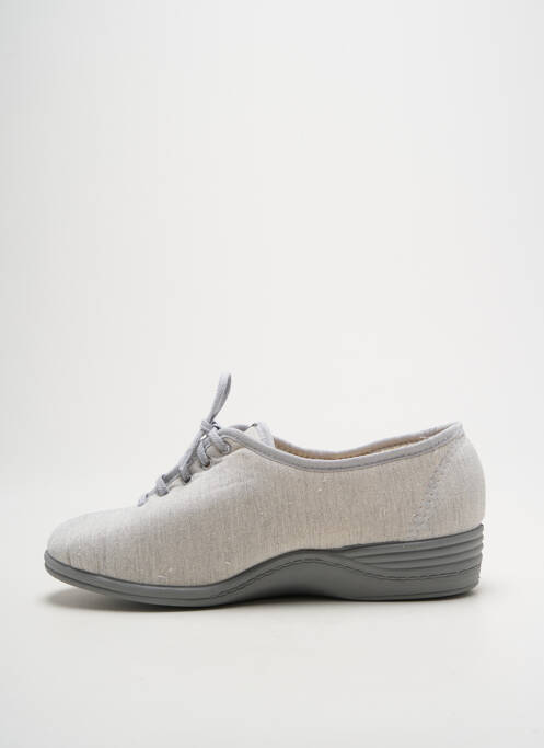 Chaussons/Pantoufles gris LA VAGUE femme