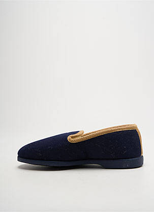 Chaussons/pantoufles bout rond talon plat jusqu'à 3cm bleu LA VAGUE femme