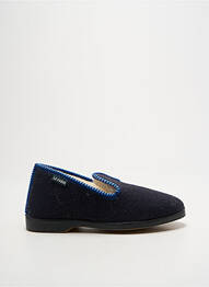 Chaussons/pantoufles bout rond talon plat jusqu'à 3cm bleu LA VAGUE femme