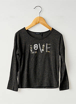 Top manches longues manches longues gris IKKS fille