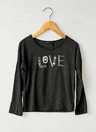 Top manches longues manches longues gris IKKS fille