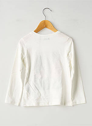 Top manches longues manches longues blanc IKKS fille