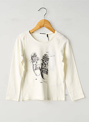 Top manches longues manches longues beige IKKS fille