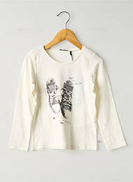 Top manches longues manches longues beige IKKS fille