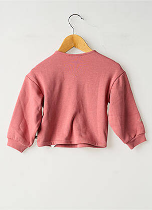 Sweat-shirt manches longues manches longues rose IKKS fille
