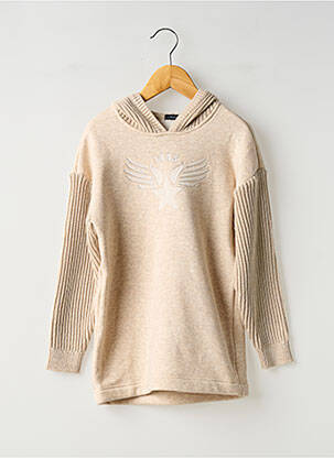 Robe pull beige IKKS fille
