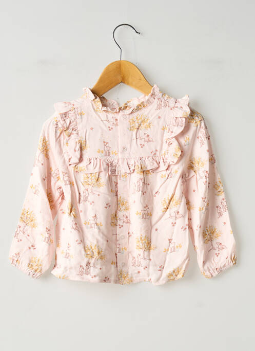 Blouse rose CARREMENT BEAU fille