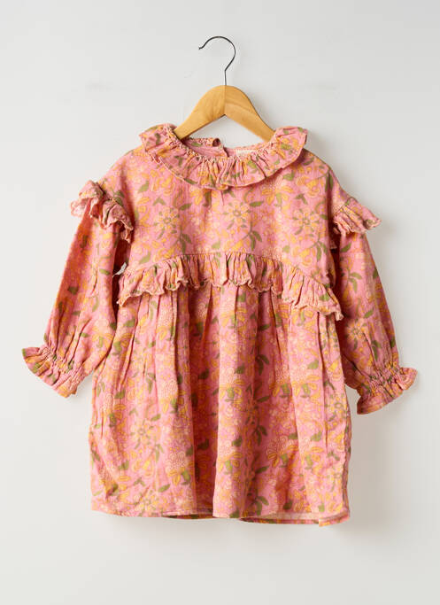 Robe mi-longue rose LOUISE MISHA fille