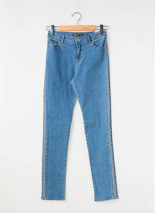 Jeans coupe slim poches bleu IKKS fille