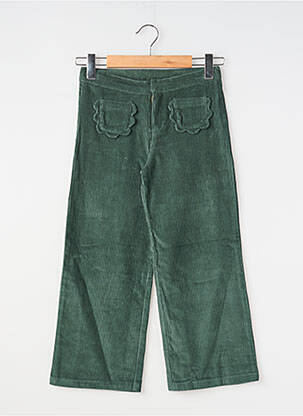 Pantalon droit poches vert EMILE ET IDA fille