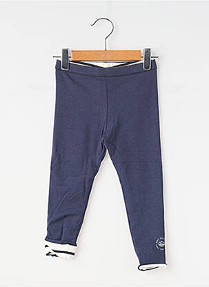 Legging slim taille élastique bleu IKKS fille