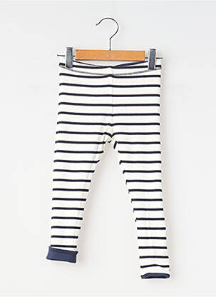 Legging slim taille élastique bleu IKKS fille