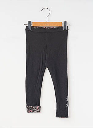 Legging slim taille élastique noir IKKS fille