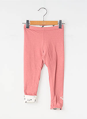 Legging slim taille élastique rose IKKS fille