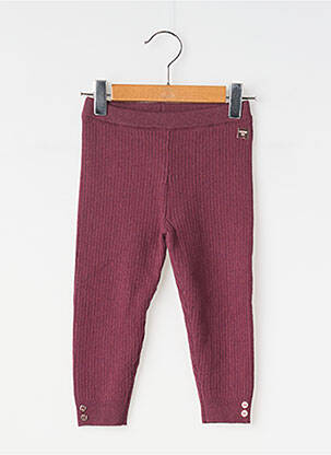 Legging taille élastique taille élastique violet CARREMENT BEAU fille