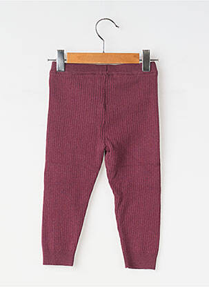 Legging taille élastique taille élastique violet CARREMENT BEAU fille