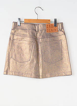 Jupe courte poches or ZADIG & VOLTAIRE fille