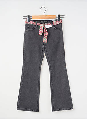 Jean coupe flare gris IKKS fille