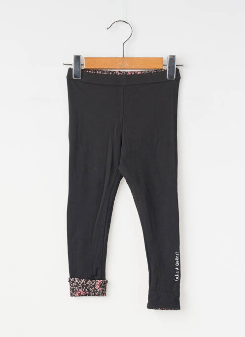 Legging slim taille élastique noir IKKS fille