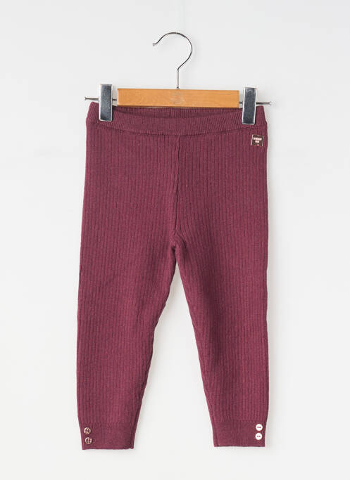 Legging taille élastique taille élastique violet CARREMENT BEAU fille