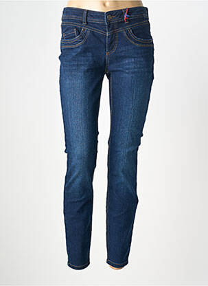 Jeans coupe slim tissage brut taille normale bleu STREET ONE femme