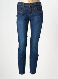 Jeans coupe slim tissage brut taille normale bleu STREET ONE femme