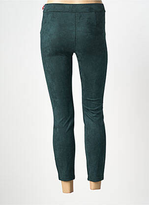 Pantalon 7/8 stretch taille normale vert STREET ONE femme