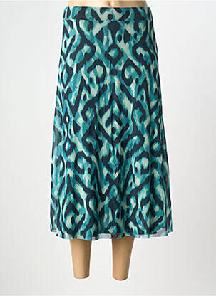 Jupe mi-longue doublure textile vert STREET ONE femme