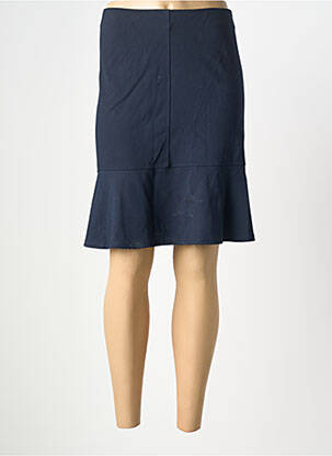 Jupe mi-longue stretch bleu STREET ONE femme